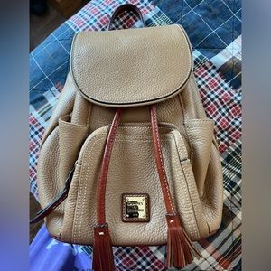 Beautiful Back pack, pebble leather.